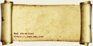 Jelica Pljakić vizit kartica